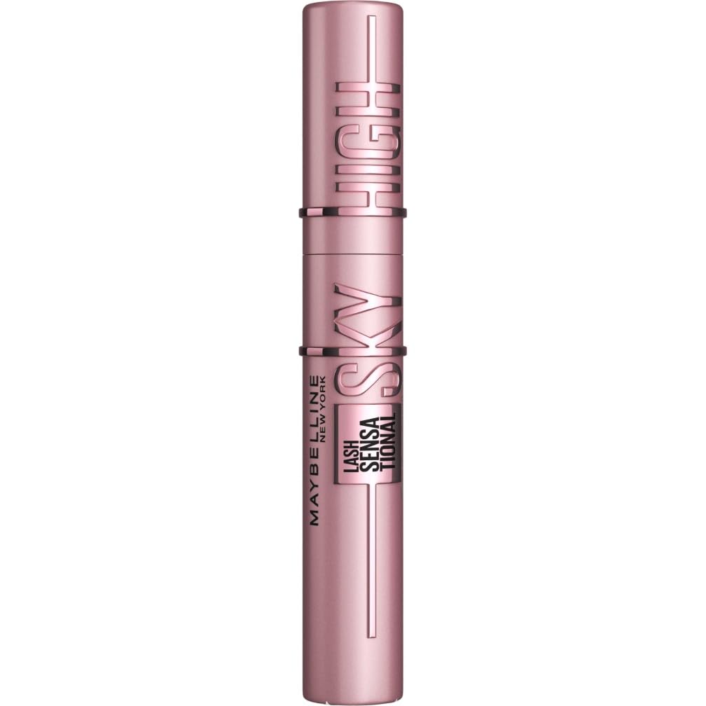 Maybelline New York Lash Sensational Sky High Mascara with Flexible Brush and Bamboo Extract, Extreme Volume and Length for Long and Defined Eyelashes, 7,2ml, Shade 01, Black