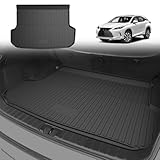 Original RX Cargo Liners for Lexus RX RX350/RX450h 2016-2022 (Not for RX350L & RX450hL) - Custom Fit TPE All Weather Rubber Trunk Liner Odorless Anti-Slip Cargo Mat