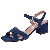 l'autre chose outlet  L\'Autre Chose 2018J Sandalo Donna Blue Suede Shoe Woman [38]