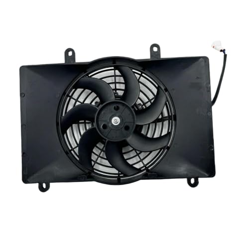 Ventilador de refrigeración compatible con HISUN 500cc 700cc HS500 HS700 ATV YS y Coleman modelos 19205-107-0000 19230-058-0000