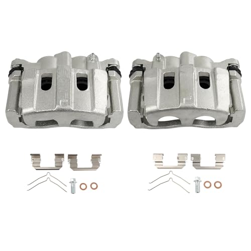 Image of SCITOO 19B6032 19B6033 Front Left & Right Disc Brake Calipers Assembly w /Bracket for Toyota for Venza 2009-2015