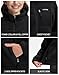 Pioneer Camp Outdoor Fleecejacke für Damen, Windabweisend, Hochwertig (550g), Elastische Bündchen & Saum - Warme Winterjacke für Alpine Aktivitäten & Alltag(Black;XL)