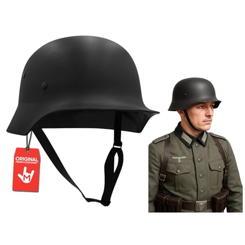 Nicky Bigs Novelties German Helmet, Military Helmet, Pith Helmets, WW1 WW2 Helmets, German Soldier Costume, WW2 Costume