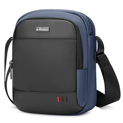 Borsello Uomo Tracolla Casuale Borsa a Tracolla da Uomo Piccolo Borsa a Spalla Ipad per Sportiva,...