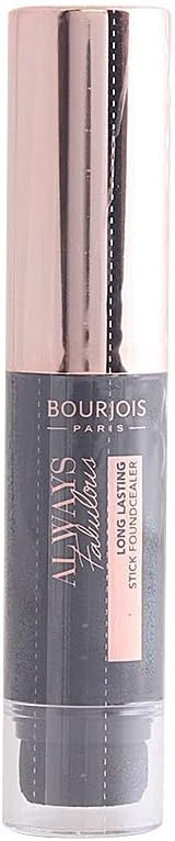 Bourjois Always Fabulous 24 Hour 2-in-1 Foundation and Concealer Stick with Blender, 110 Light Vanilla