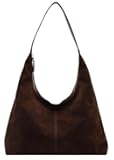Trendy Suede Crescent Shoulder Bag Women Tote Bag Satchels Crossbody Purse Top-handle Travel College Work Tote Handbag
