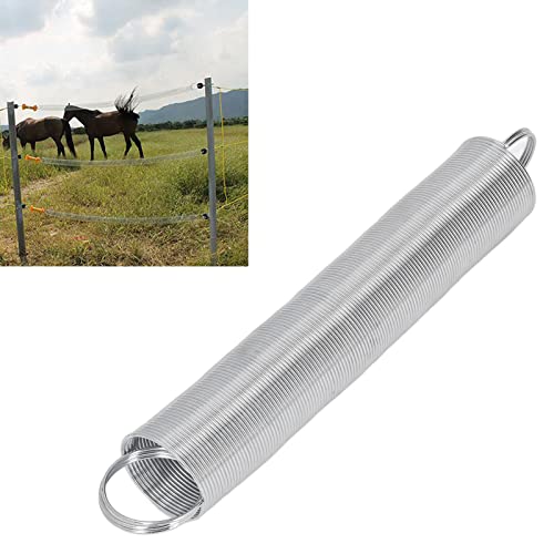 Muelles de tensión para Vallas, probador de Vallas eléctricas, 2 uds. Puertas de muelles para Vallas eléctricas Acero Inoxidable Tensión de 16 pies Primavera para Vallas de Ganado para pastos