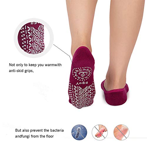 Yoga-sokken voor dames, antislip, pilates, barre, fitness, blote voettraining, antislip sokken - Image 4