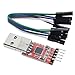HiLetgo CP2102 USB 2.0 to TTL Module Serial Converter Adapter Module USB to TTL Downloader with Jumper Wires