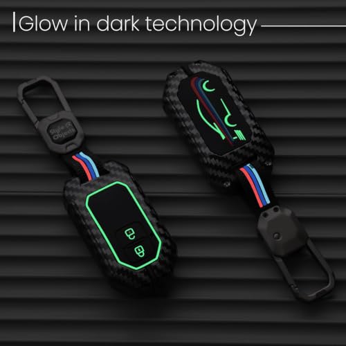 Image of Waterproof Metal Key Cover | Car Key case Cover Compatible with Baleno, Grand Vitara, XL6, Swift, Brezza, Celerio, Ignis, Ertiga, Dzire, Fronx, Urban Cruiser, Glanza, 2 Button Smart Key