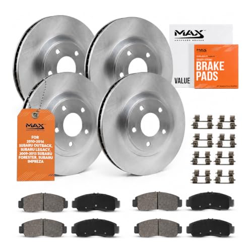 Image of Max Advanced Brakes Front & Rear Brake Kit For Subaru Outback