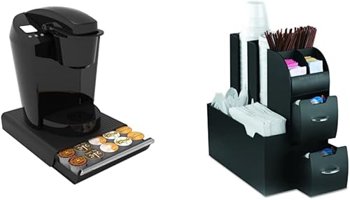 Mind Reader Paquete organizador de cápsulas de café y tazas (capacidad de 30 cápsulas)
