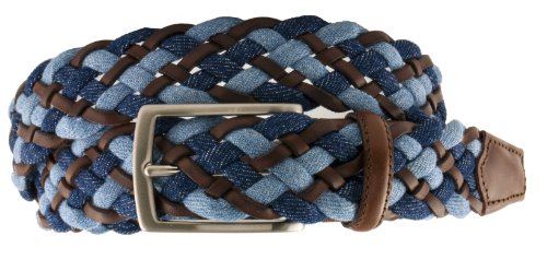 BRUCLE Cintura jeans intrecciata Unisex Made in