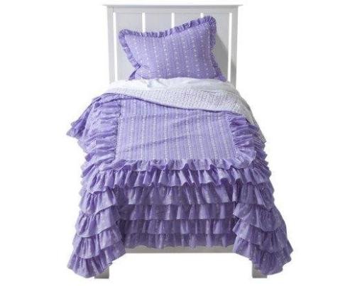 Circo Heather Twin Quilt Set - Lilac