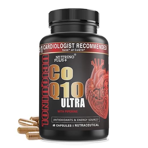 Nutrinoplus® CoQ10 Ultra (Ubiquinol) with Piperine | 200mg Coenzyme Q10 + 5mg Black Pepper Extract | Cardiologist Recommended | Heart, Energy & Fertility Support | 60 Veg Capsules | Formulated in USA (1)-image-10