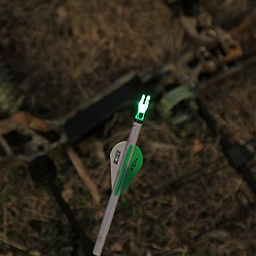 image for DEEPOWER S Lighted Nocks for Arrows .244/6.2mm 6 Pack Lighted Arrow No