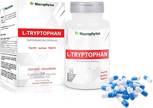 Triptofano (L-Tryptophan) 600Mg 30 Capsulas