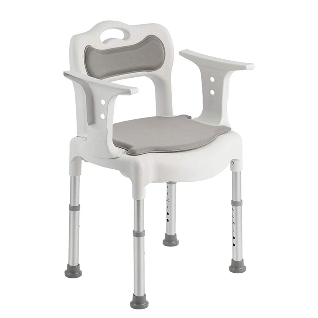 Tabouret de douche sécurisé pour senior avec seau d'urine de 3500 ML