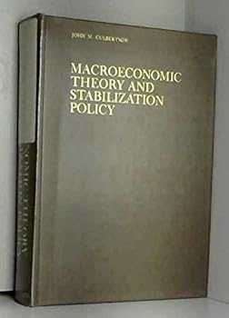 Hardcover Macroeconomic Theory and Stabilization Policy Book