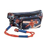 Riñonera Spiderman Niños - Riñonera Infantil Ajustable Diseño de Marvel, Viaje y Excursión
