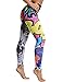 Mallas Deporte Mujer Leggins Yoga Pantalón Medias Deportivas Patrón de Dibujos Animados Gym Pantalones Deportivos Elástico Polainas para Running Pilates Fitness Ejercicio (Multicolor, M)