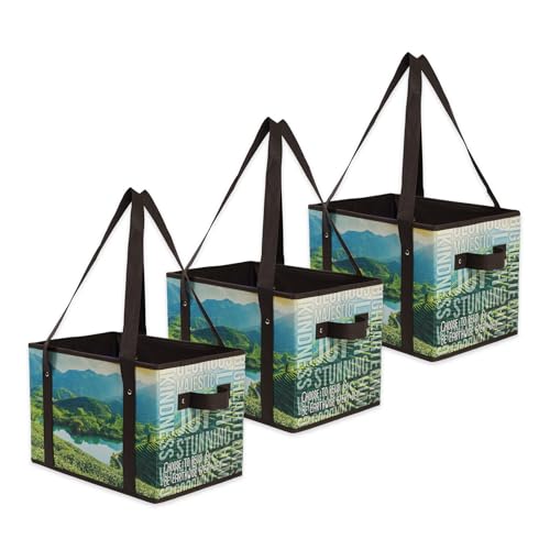 Earthwise Reusable Grocery Bags Set of 3