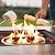 Nuu Garden 30” Propane Fire Pit, CSA-Listed Outdoor Fire Pit Table, 50,000 BTU Gas Fire Pit with Lid and Lava Rocks, 2-in-1 Square Fire Pit for Outside Backyard Patio, Black with Gold Edge