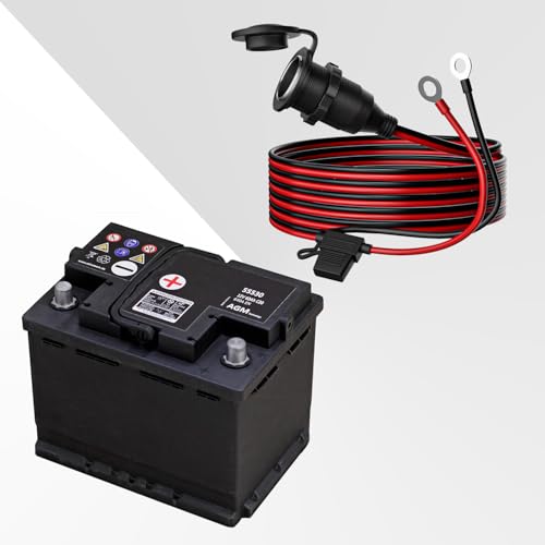 RGBer® Zigarettenanzünder 12V Steckdose mit Kabel, Sicherung & Ringösen – Ansicht 4