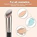 TEOYALL Under Eye Concealer Brush, Angled Contour Brush Synthetic Kabuki Brush for Concealing Blending Setting Buffing with Liquid, Cream and Powder Cosmetic (270S)