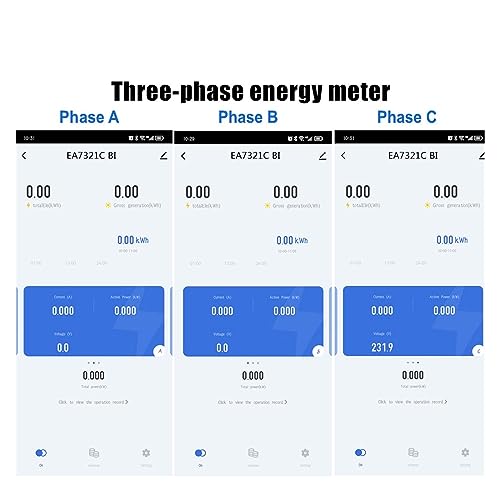 Compteur d'énergie bidirectionnel triphasé Modbus RTU WiFi 230/400VAC