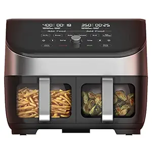 Instant Pot Vortex 8 Litre ClearCook Digital Air Fryer Touch Control Panel 360 degree EvenCrisp Technology Uses