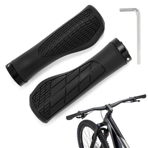 Fahrrad Handgriffe Fahrradgriffe Ergonomisch Lenkergriffe 22mm Durchmesser, rutschfest, für MTB, Trekkingrad, Cityrad, Rennrad, 1 Paar