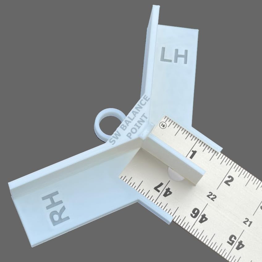 Posh Golf Club Ruler &Amp; Swing Weight Tool – Made In Usa – Original Usga/R&Amp;A Compliant Club Length And Swing Weight Measurement