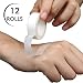 TailaiMei 6 Rolls Eyelash Tapes White Lint Free Paper Fabric Eyelash Tape for Eyelash Extension Supply. (0.5 inch x 10 yds)