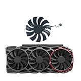 Lignes: 4 lignes REMSEY PLA09215B12H 12V 0.55A 4 Broche Compatible for EVGA GTX1080TI FTW3 GTX 1080 Ti Noir ÉLITE Ventilateur de Refroidissement par Carte Graphique Kindly (Color : Right Fan)