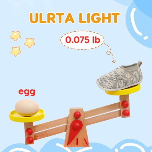 Image of FEETCITY Toddler Walking Shoes Slip On Toddler Shoes Boys Girls Kids Sports Sneakers Casual School Shoes Barefoot Shoes