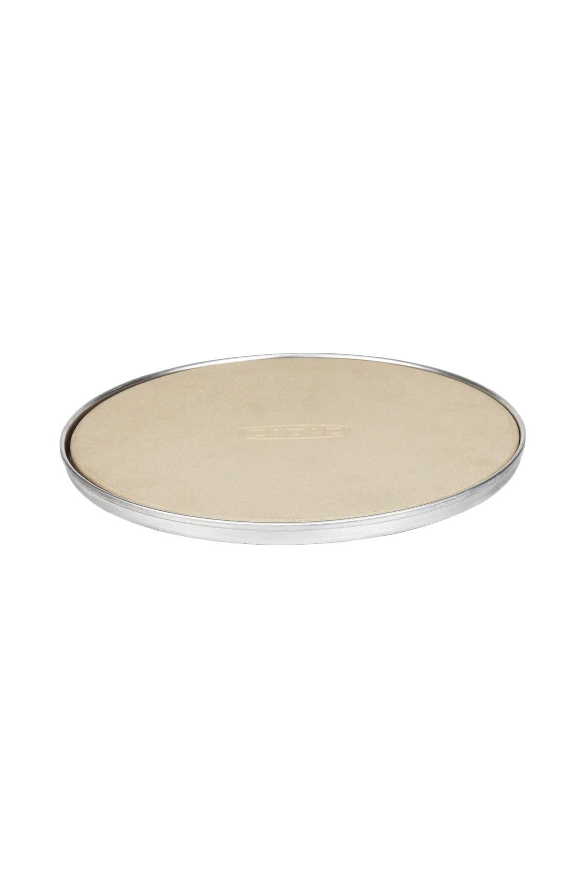 CADAC Piedra para Pizza Pro 30 de 25 cm – Piedra cerámica con Distribuidor de Calor para Safari Chef 30 – Accesorio para Pizza a la Parrilla con Bolsa de Almacenamiento - Uso en Exteriores