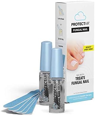 ProtectAir Fungal Nail Treatment - Fungal nail treatment for toenails - 2x 5ml - Promo Pack + 5 Nail Files