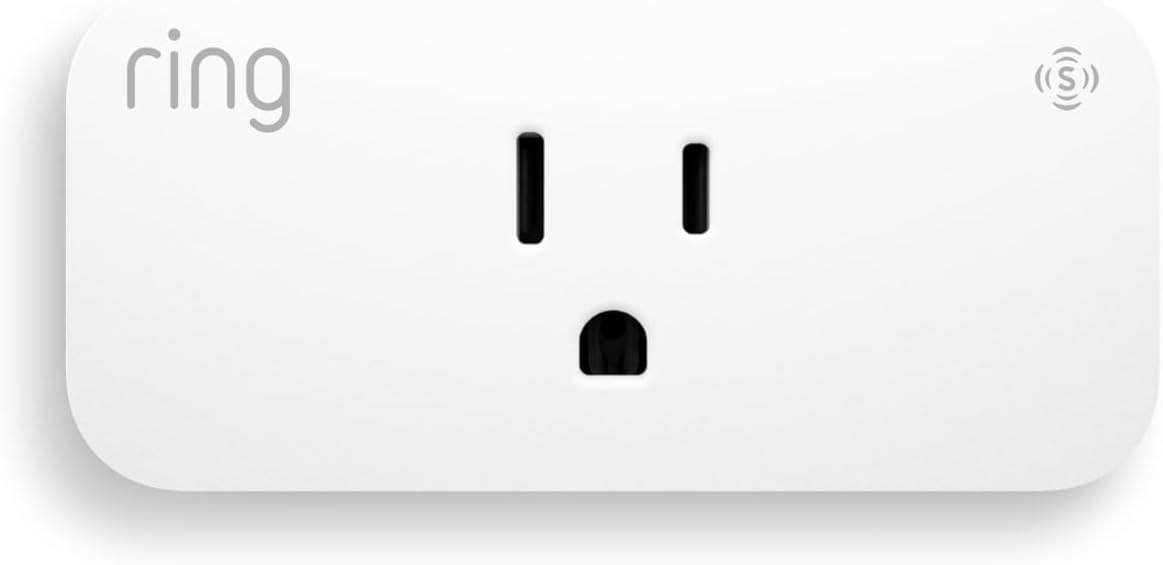 Ring Sensors: Smart Plug – Control lights and other devices, set routines, on Amazon Sidewalk, no base station needed