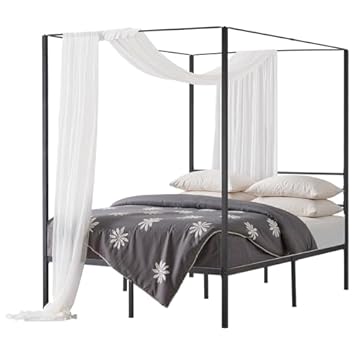 canopy full size bed frame