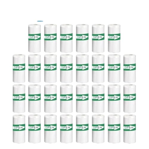 Papier autocollant thermique blanc 57x25mm pour offrir des ateliers stickers créatifs aux enfants
