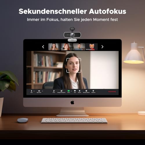 UGREEN FineCam Lite 4K, Autofokus, Dual-Mikrofon, mit Objektivabdeckung – Ansicht 5