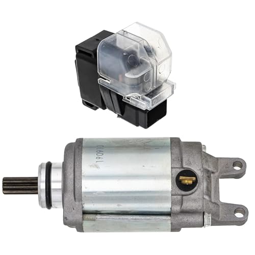 Motor de arranque para Suzuki GSXR1000 y kit de relé de encendido compatible de 12V