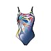 arena W Flowers Puzzle U Back One Piece B Maillot de Bain de Sport Sable pour Femme M Noir
