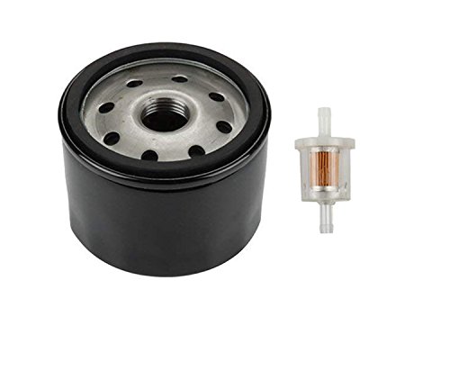 OxoxO Replace Fuel Filter Oil Filters Kawasaki FB460V FC420V FC540V FD501D FD590V FR651V FR691V FR730V FX481V FX541V FX600V FX651V FX691V FX730V Replace 49065-7007 49065-7002 49065-2057 (1 Set)