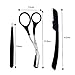 Eyebrow Face Razor Trimmer Kit with Eyebrow Razors, Tweezers for Eyebrow, Eyebrow Comb Scissors for Women and Men, All-in-One Eyebrow Shaper Epilator Hair Remover Set-4 Packs