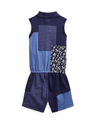 Polo Ralph Lauren Baby Girls Patchwork Shortall Romper 24 M Months #TOP1
