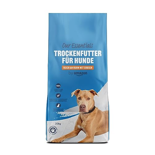 by Amazon Trockenfutter für Hunde reich an Hühnchen mit Erbsen 20kg