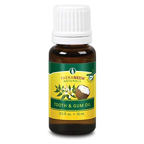 TheraNeem Neem Tooth & Gum Oil | Supports Healthy Teeth & Gums with CoQ10, Coconut Oil & Supercritical Extracts | 0.5oz Cover
