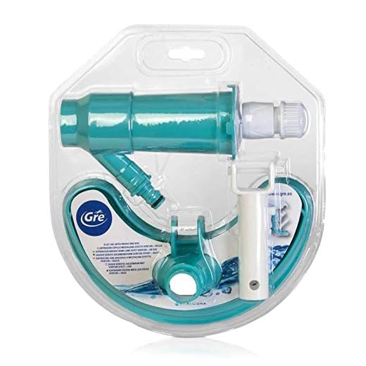 Gre Pools Aspiradora Media Luna + Venturi + 1 Bolsa